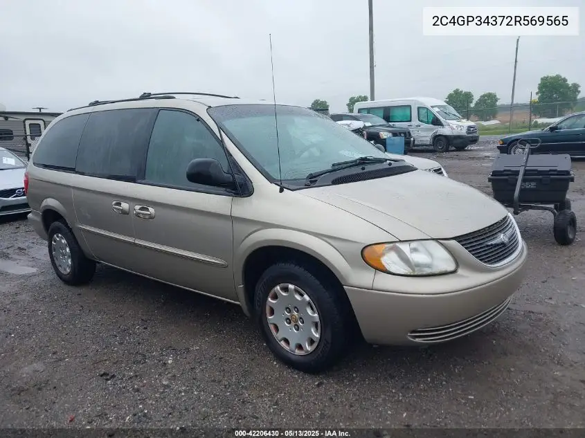 2002 Chrysler Town & Country El VIN: 2C4GP34372R569565 Lot: 42206430