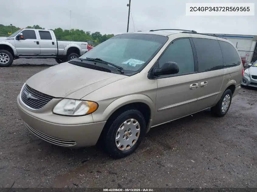 2002 Chrysler Town & Country El VIN: 2C4GP34372R569565 Lot: 42206430