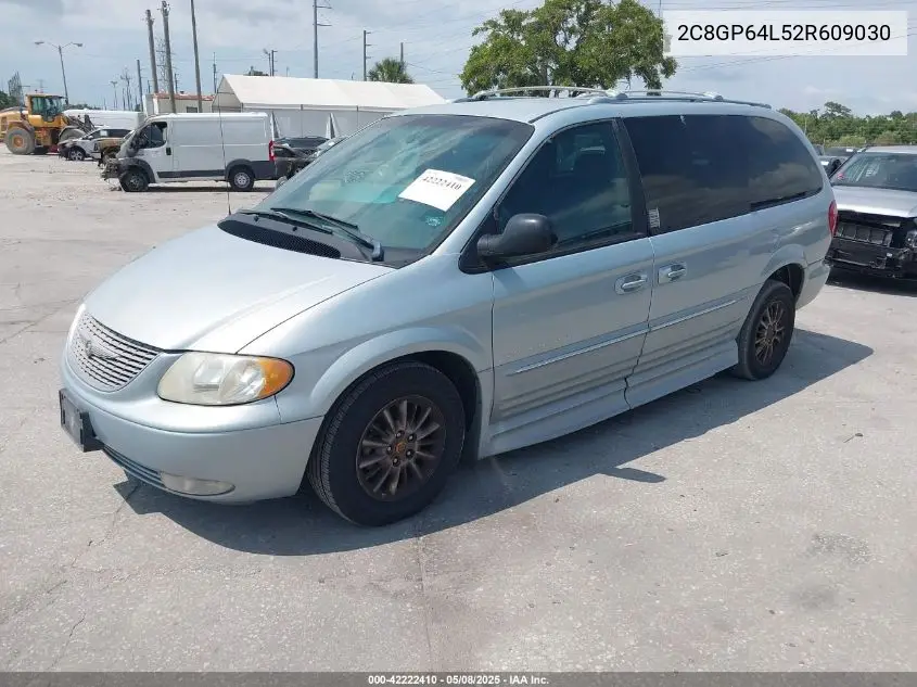 2002 Chrysler Town & Country Limited VIN: 2C8GP64L52R609030 Lot: 42222410