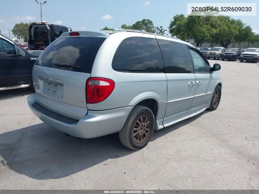 2002 Chrysler Town & Country Limited VIN: 2C8GP64L52R609030 Lot: 42222410