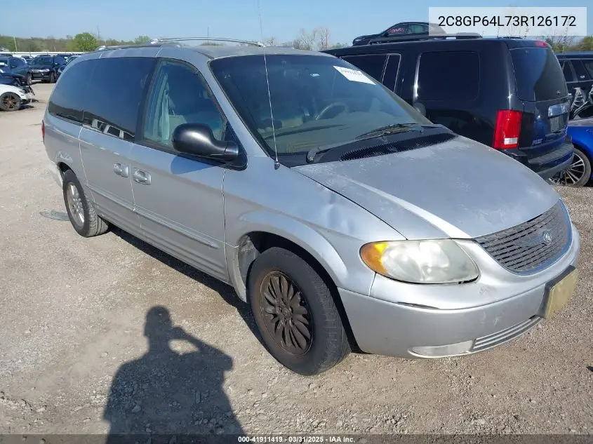 2003 Chrysler Town & Country Limited VIN: 2C8GP64L73R126172 Lot: 41911419