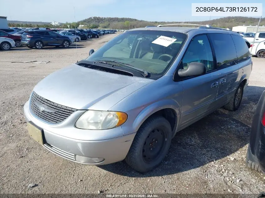 2003 Chrysler Town & Country Limited VIN: 2C8GP64L73R126172 Lot: 41911419