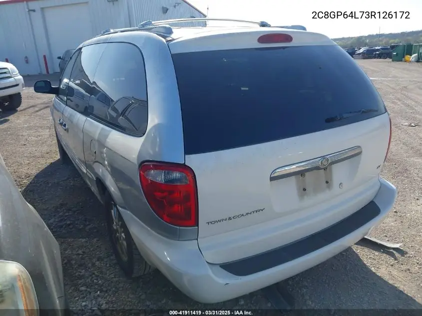 2003 Chrysler Town & Country Limited VIN: 2C8GP64L73R126172 Lot: 41911419