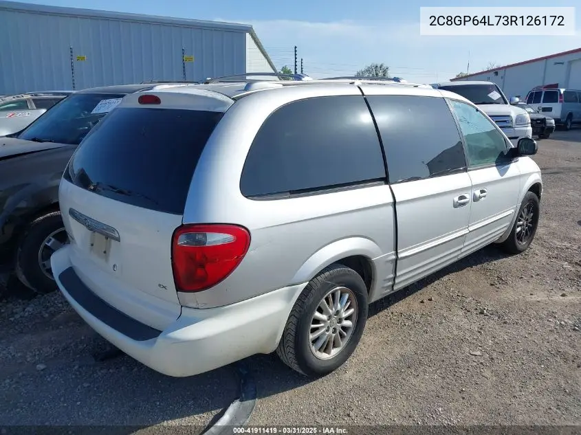 2003 Chrysler Town & Country Limited VIN: 2C8GP64L73R126172 Lot: 41911419