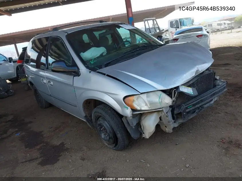 2004 Chrysler Town & Country VIN: 1C4GP45R64B539340 Lot: 42223917