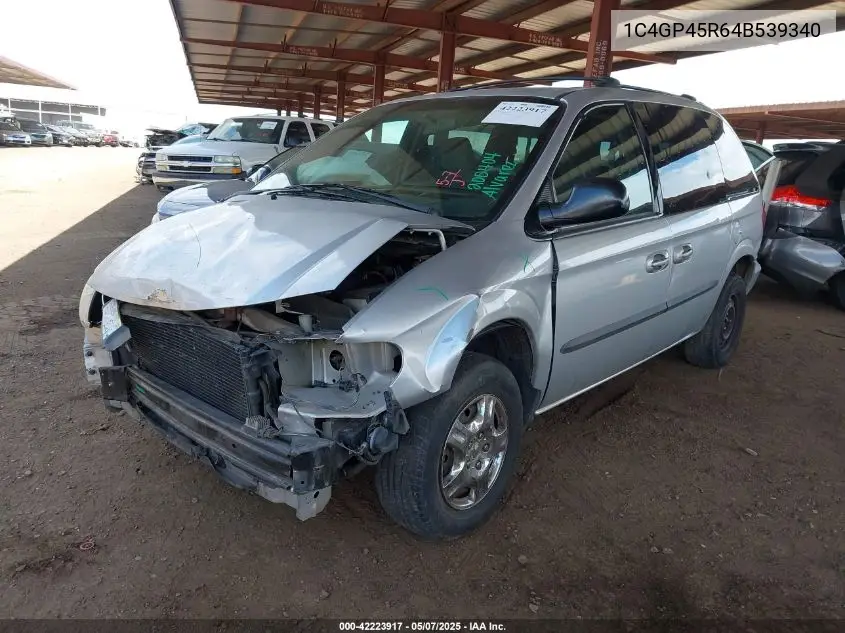 2004 Chrysler Town & Country VIN: 1C4GP45R64B539340 Lot: 42223917
