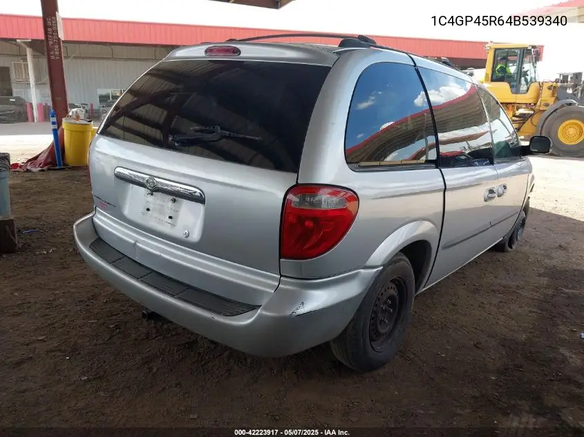 2004 Chrysler Town & Country VIN: 1C4GP45R64B539340 Lot: 42223917