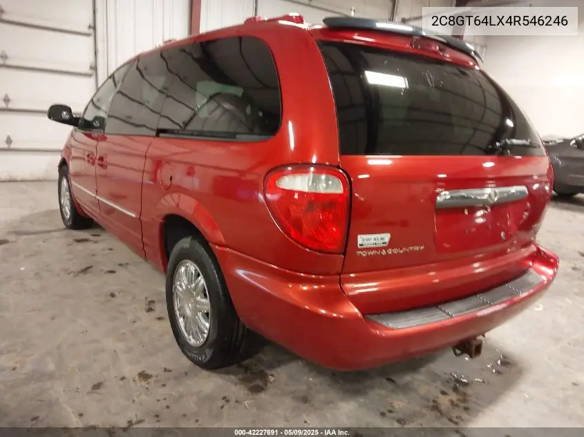 2004 Chrysler Town & Country Limited VIN: 2C8GT64LX4R546246 Lot: 42227691