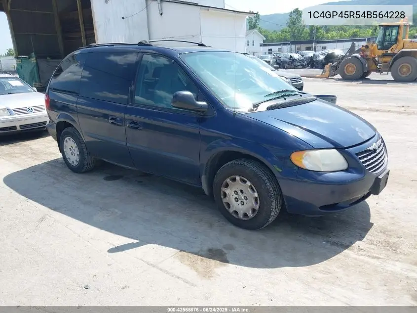 2004 Chrysler Town & Country VIN: 1C4GP45R54B564228 Lot: 42565876