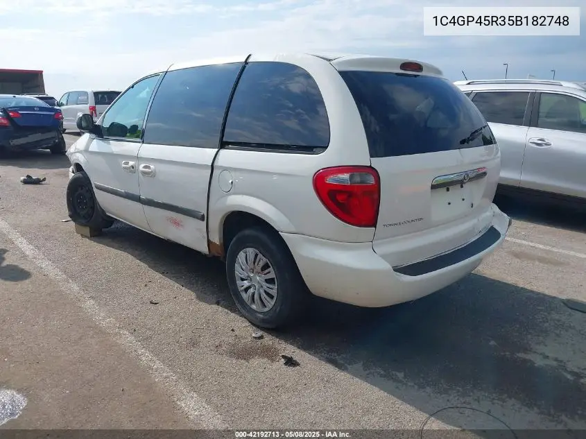 2005 Chrysler Town & Country VIN: 1C4GP45R35B182748 Lot: 42192713