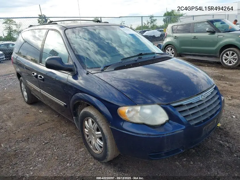 2005 Chrysler Town & Country Touring VIN: 2C4GP54L15R494264 Lot: 42235397