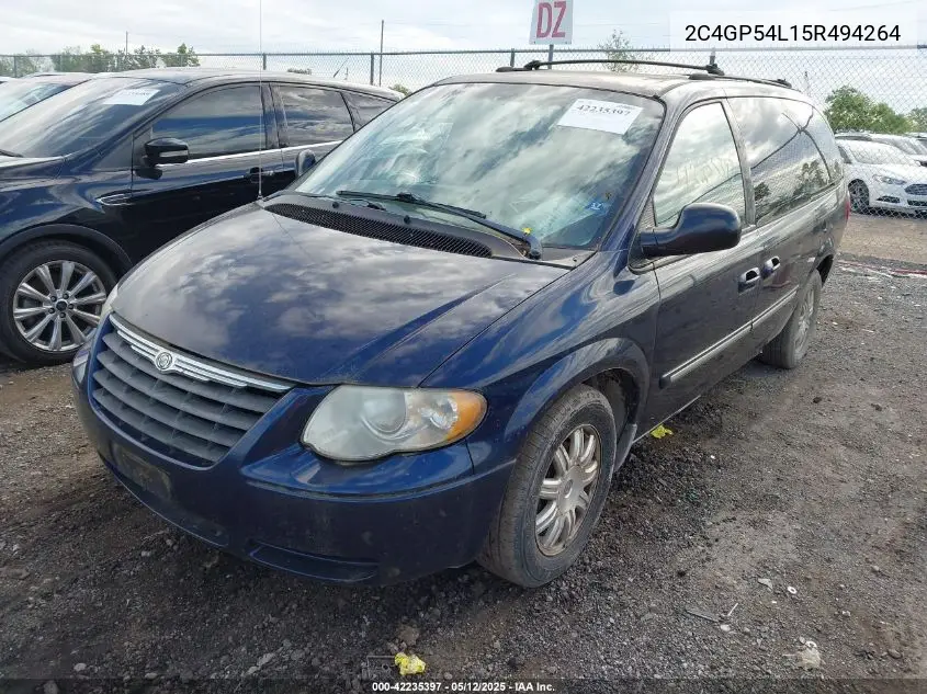 2005 Chrysler Town & Country Touring VIN: 2C4GP54L15R494264 Lot: 42235397