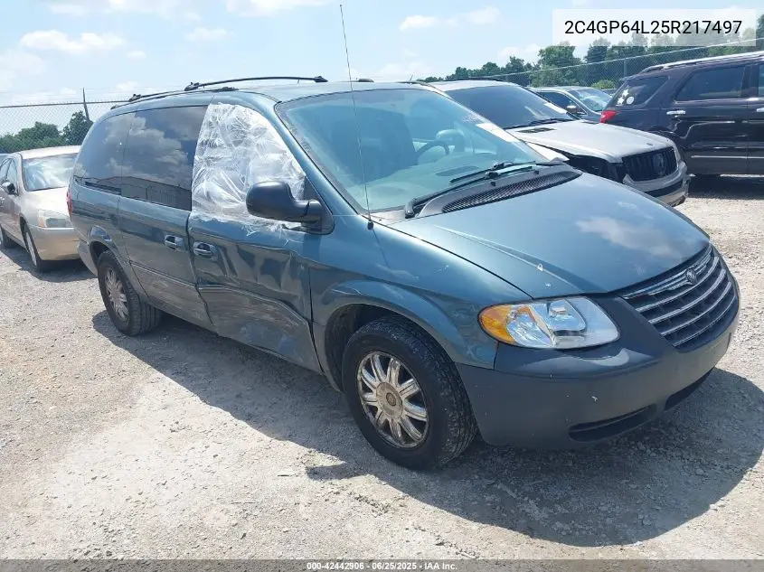 2005 Chrysler Town & Country Limited VIN: 2C4GP64L25R217497 Lot: 42442906
