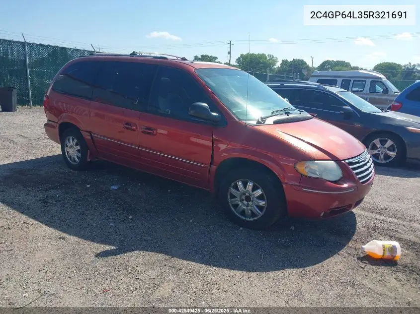 2005 Chrysler Town & Country Limited VIN: 2C4GP64L35R321691 Lot: 42549425