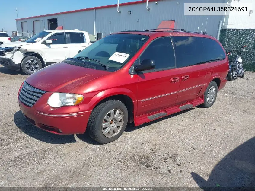 2005 Chrysler Town & Country Limited VIN: 2C4GP64L35R321691 Lot: 42549425