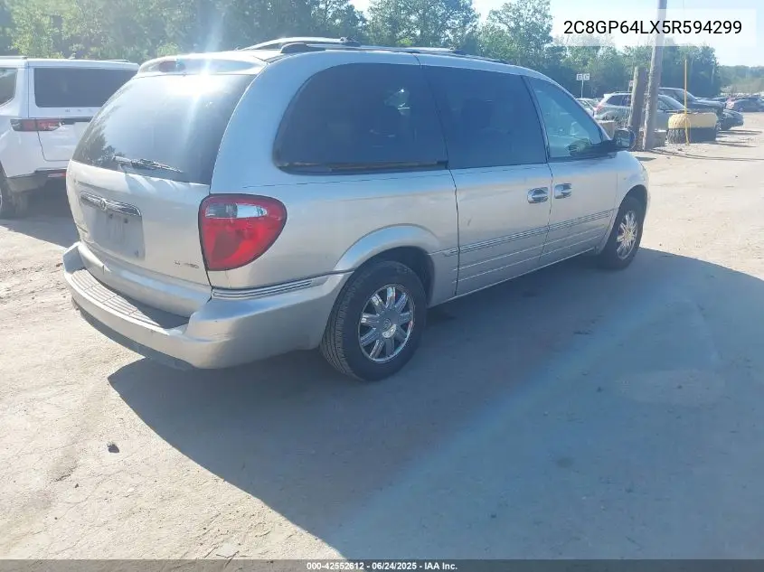 2005 Chrysler Town & Country Limited VIN: 2C8GP64LX5R594299 Lot: 42552612