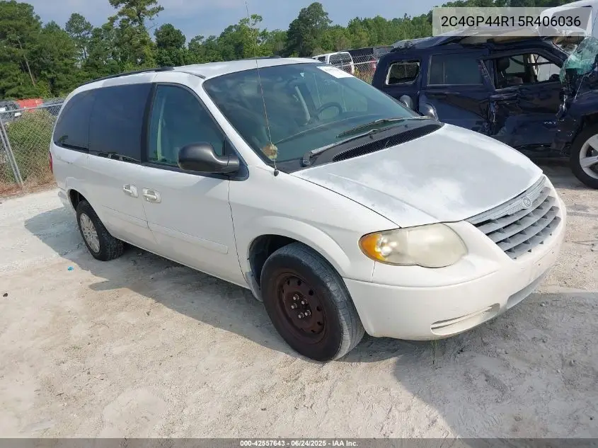 2005 Chrysler Town & Country Lx VIN: 2C4GP44R15R406036 Lot: 42557643