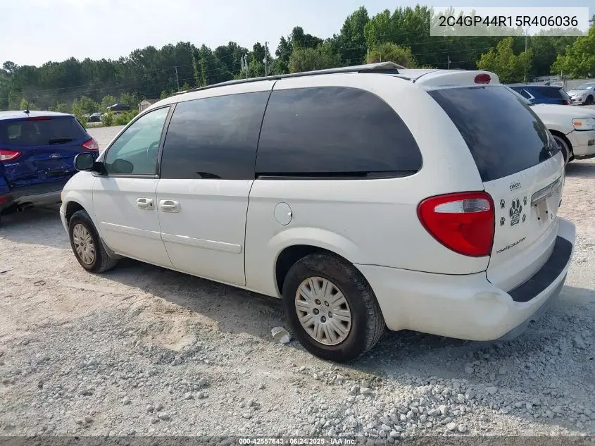 2005 Chrysler Town & Country Lx VIN: 2C4GP44R15R406036 Lot: 42557643