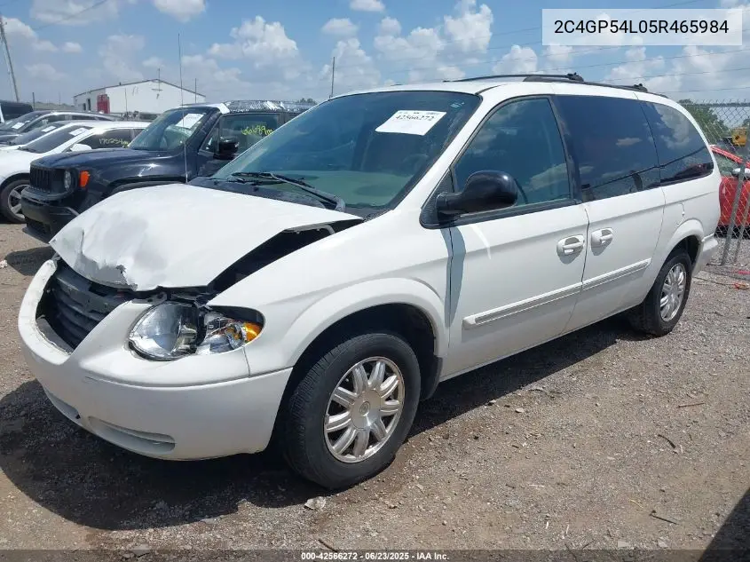 2005 Chrysler Town & Country Touring VIN: 2C4GP54L05R465984 Lot: 42566272