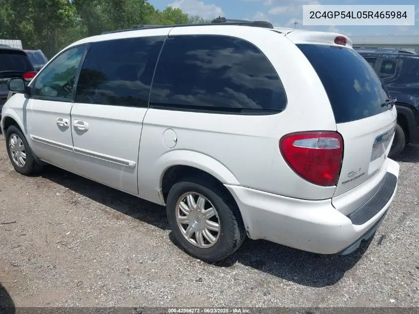 2005 Chrysler Town & Country Touring VIN: 2C4GP54L05R465984 Lot: 42566272