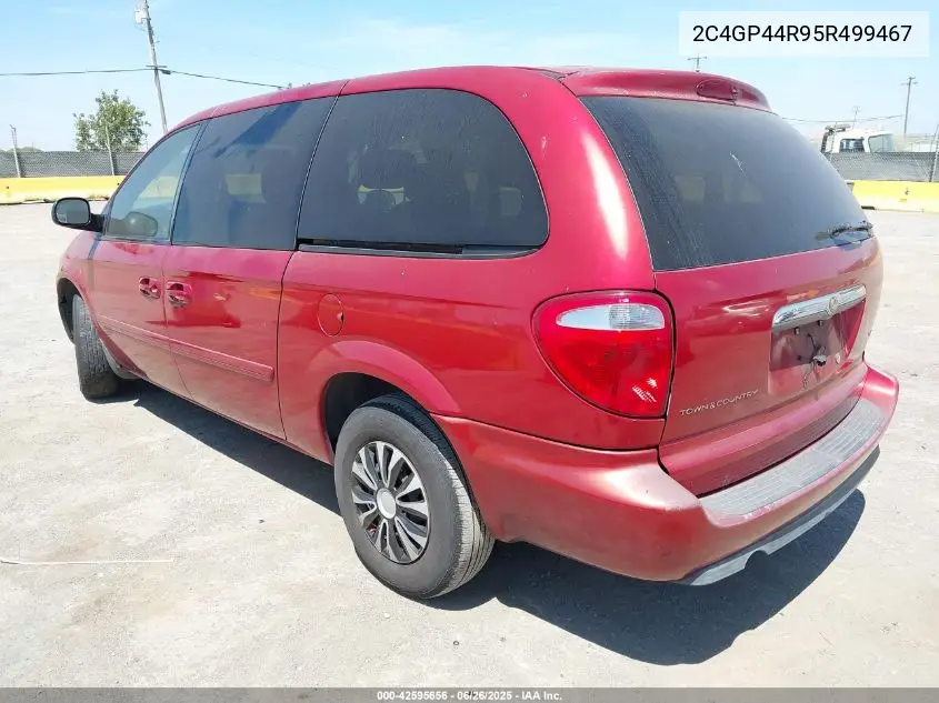 2005 Chrysler Town & Country Lx VIN: 2C4GP44R95R499467 Lot: 42595656