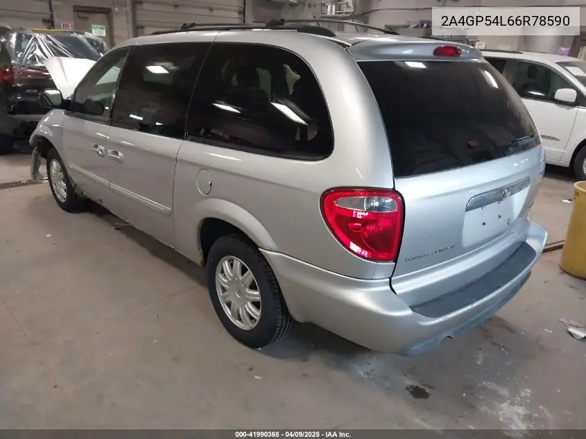2006 Chrysler Town & Country Touring VIN: 2A4GP54L66R78590 Lot: 41990368