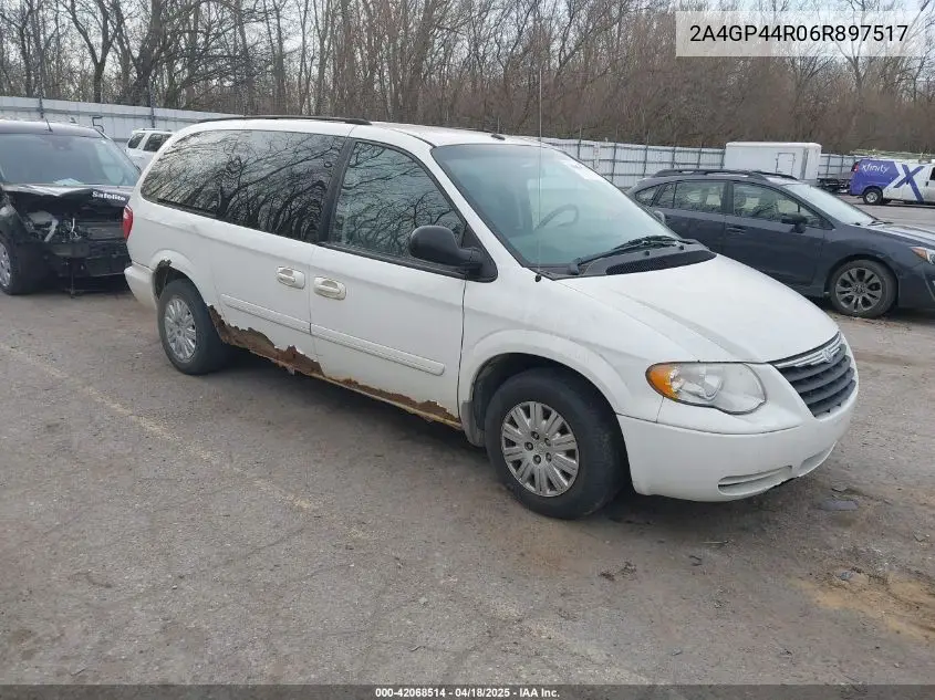2006 Chrysler Town & Country Lx VIN: 2A4GP44R06R897517 Lot: 42068514