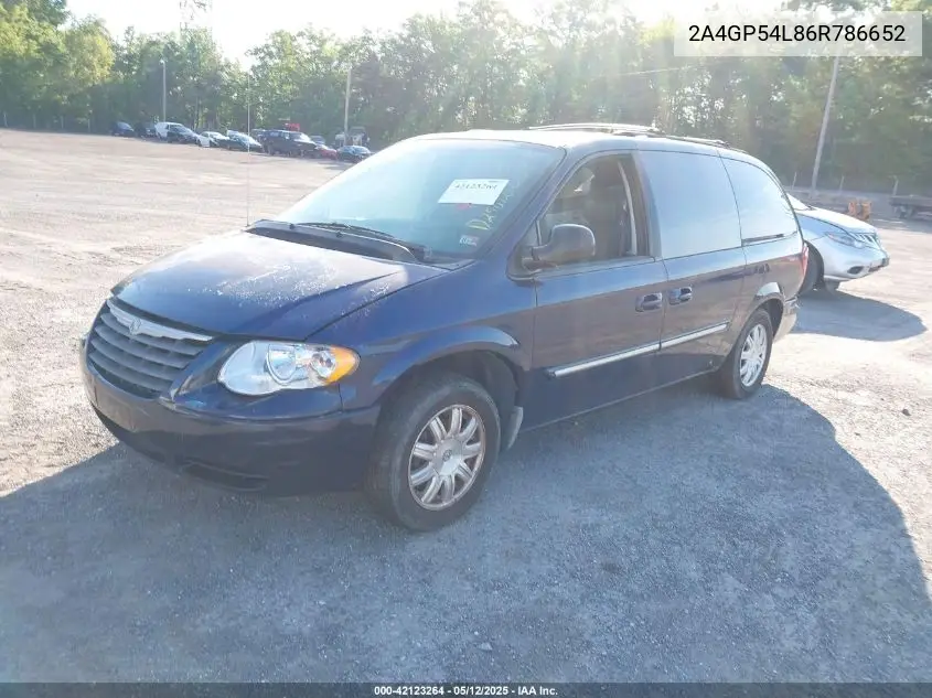 2006 Chrysler Town & Country Touring VIN: 2A4GP54L86R786652 Lot: 42123264