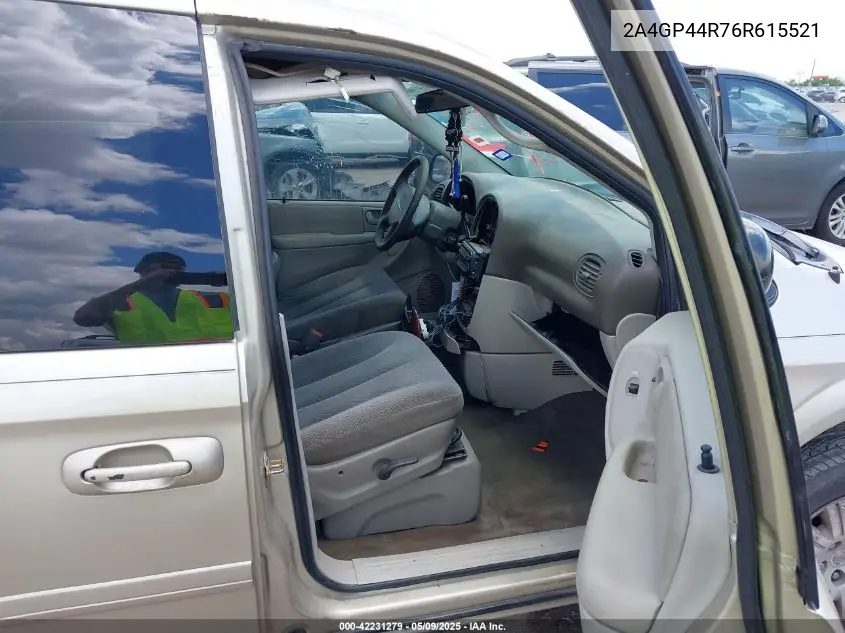 2006 Chrysler Town & Country Lx VIN: 2A4GP44R76R615521 Lot: 42231279