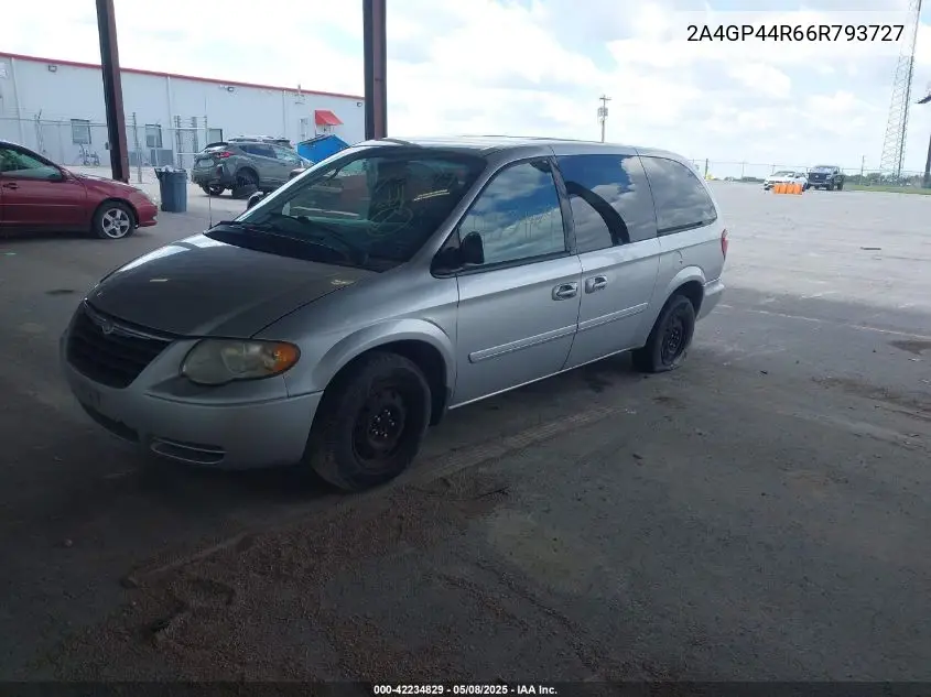 2006 Chrysler Town & Country Lx VIN: 2A4GP44R66R793727 Lot: 42234829