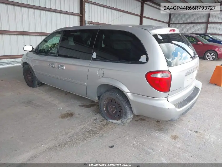2006 Chrysler Town & Country Lx VIN: 2A4GP44R66R793727 Lot: 42234829