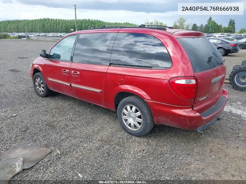 2006 Chrysler Town & Country Touring VIN: 2A4GP54L76R666938 Lot: 42270772