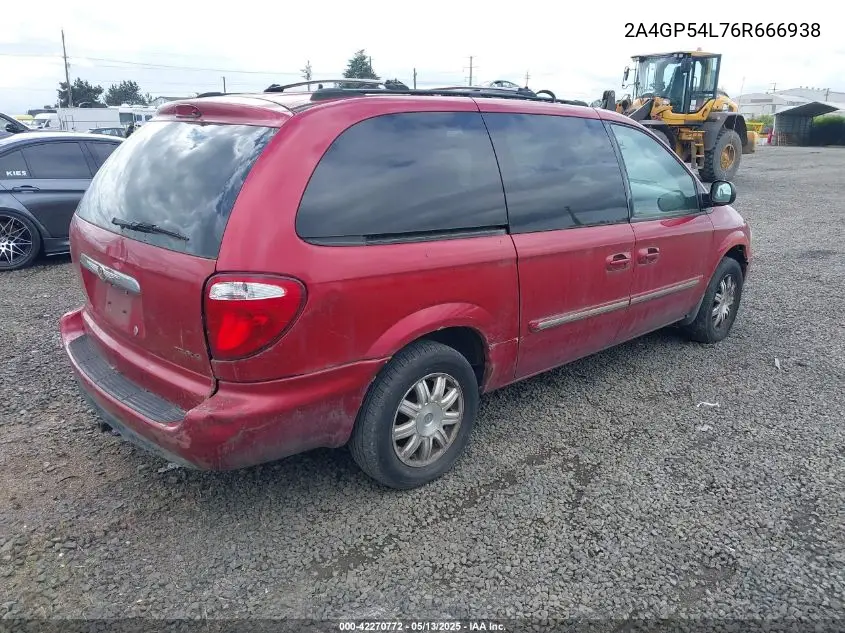2006 Chrysler Town & Country Touring VIN: 2A4GP54L76R666938 Lot: 42270772