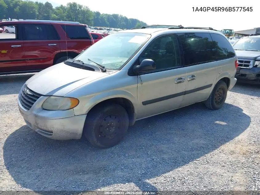 2006 Chrysler Town & Country VIN: 1A4GP45R96B577545 Lot: 42496613
