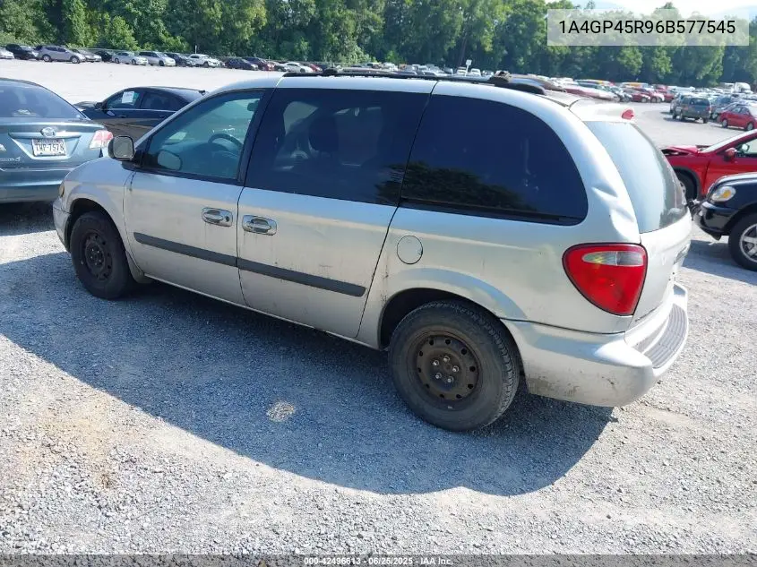 2006 Chrysler Town & Country VIN: 1A4GP45R96B577545 Lot: 42496613