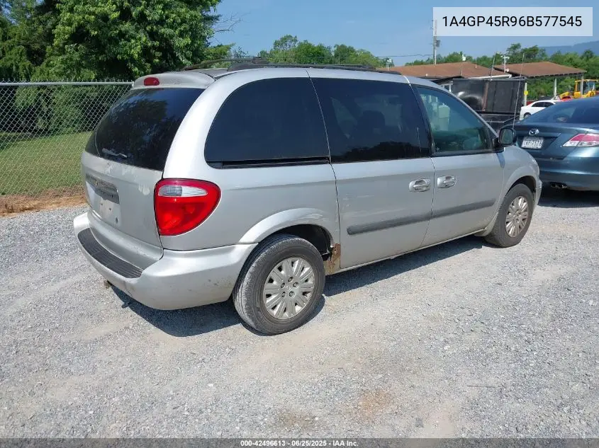 2006 Chrysler Town & Country VIN: 1A4GP45R96B577545 Lot: 42496613