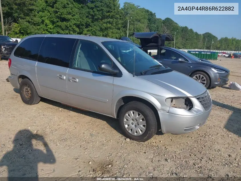 2006 Chrysler Town & Country Lx VIN: 2A4GP44R86R622882 Lot: 42569738