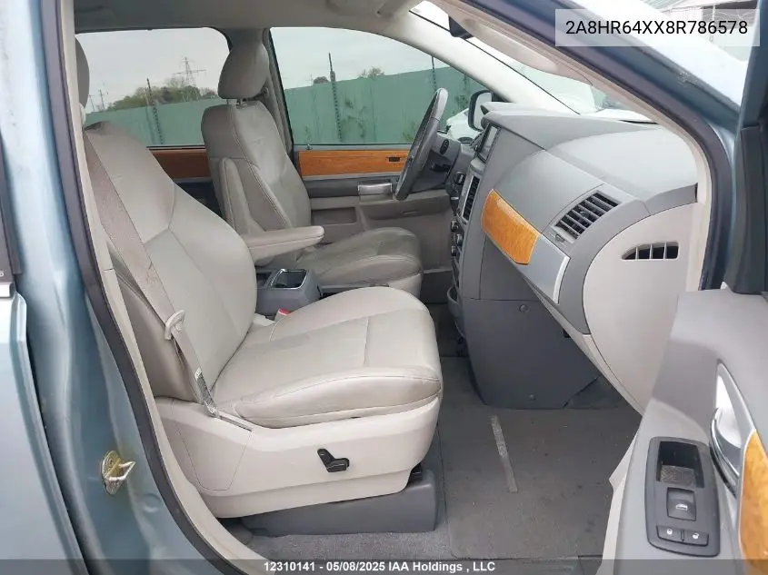 2008 Chrysler Town & Country Limited VIN: 2A8HR64XX8R786578 Lot: 12310141