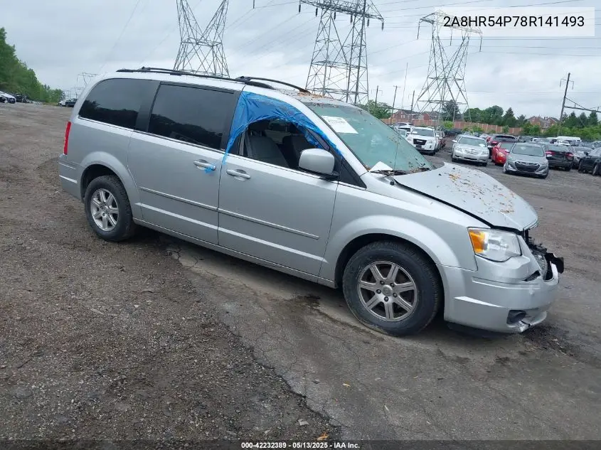 2008 Chrysler Town & Country Touring VIN: 2A8HR54P78R141493 Lot: 42232389