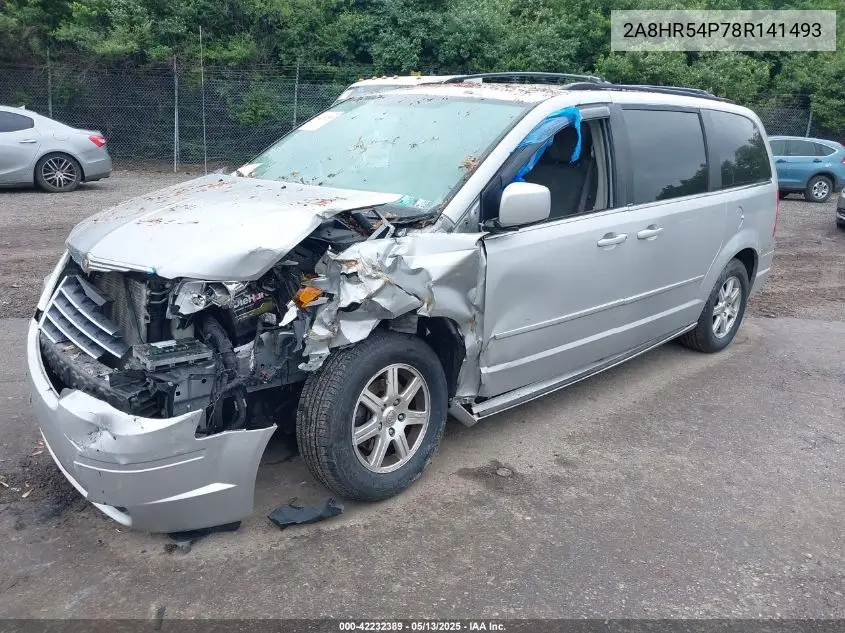 2008 Chrysler Town & Country Touring VIN: 2A8HR54P78R141493 Lot: 42232389