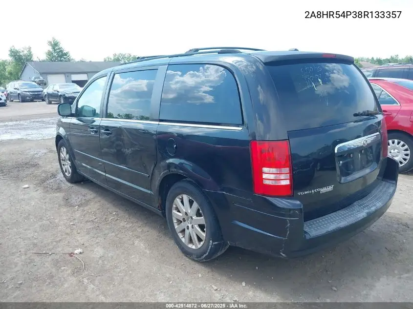 2008 Chrysler Town & Country Touring VIN: 2A8HR54P38R133357 Lot: 42514872