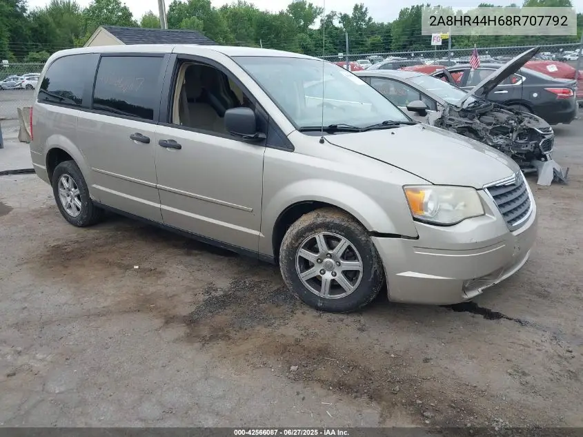 2008 Chrysler Town & Country Lx VIN: 2A8HR44H68R707792 Lot: 42566087