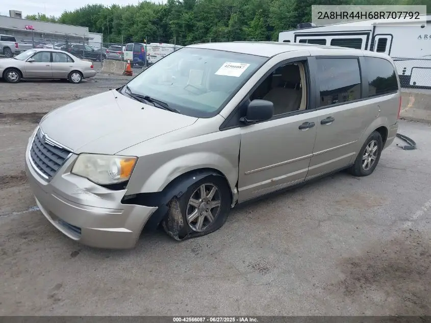 2008 Chrysler Town & Country Lx VIN: 2A8HR44H68R707792 Lot: 42566087