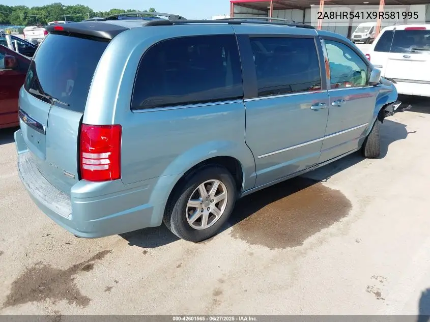 2009 Chrysler Town & Country Touring VIN: 2A8HR541X9R581995 Lot: 42601565