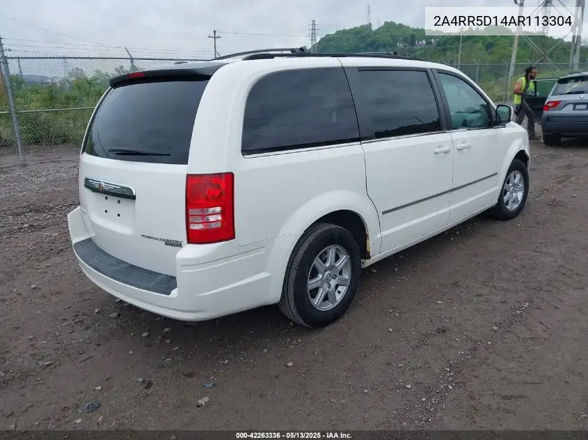 2010 Chrysler Town & Country Touring VIN: 2A4RR5D14AR113304 Lot: 42263336