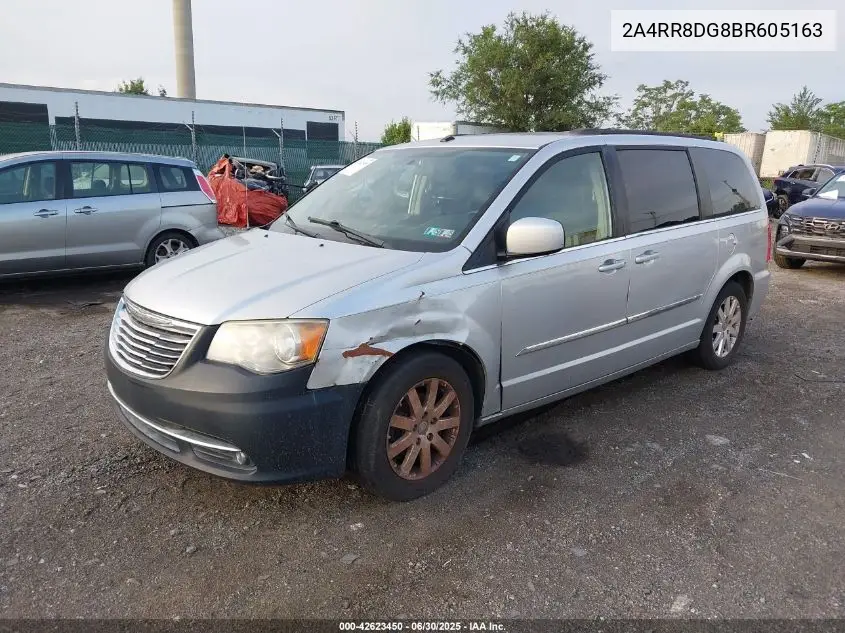 2011 Chrysler Town & Country Touring-L VIN: 2A4RR8DG8BR605163 Lot: 42623450