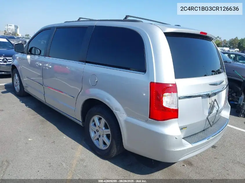 2012 Chrysler Town & Country Touring VIN: 2C4RC1BG3CR126636 Lot: 42609259