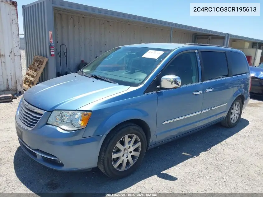 2012 Chrysler Town & Country Touring-L VIN: 2C4RC1CG8CR195613 Lot: 42620725