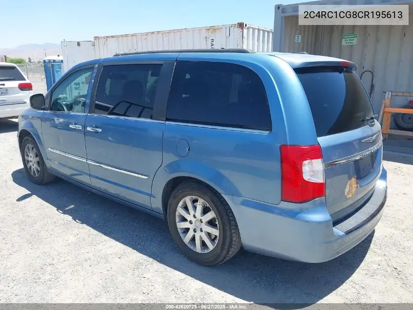 2012 Chrysler Town & Country Touring-L VIN: 2C4RC1CG8CR195613 Lot: 42620725