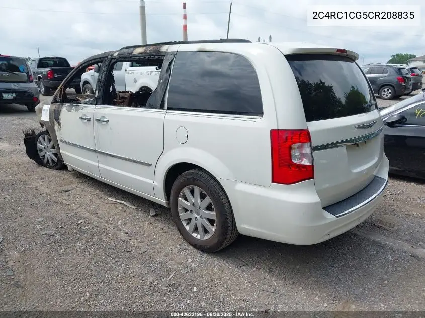 2c4rc1cg5cr208835 2C4RC1CG5CR208835 2012 Chrysler Town & Country Touring-L